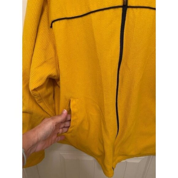 Outbrook Women's Reversible Hooded Jacket women’s size 2X Yellow & Navy Zip-Up - Picture 11 of 16